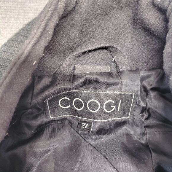 Coogi Mens Black Utility Field Jacket Full Zip Pockets Casual Outerwear Size 2XL - Picture 3 of 14